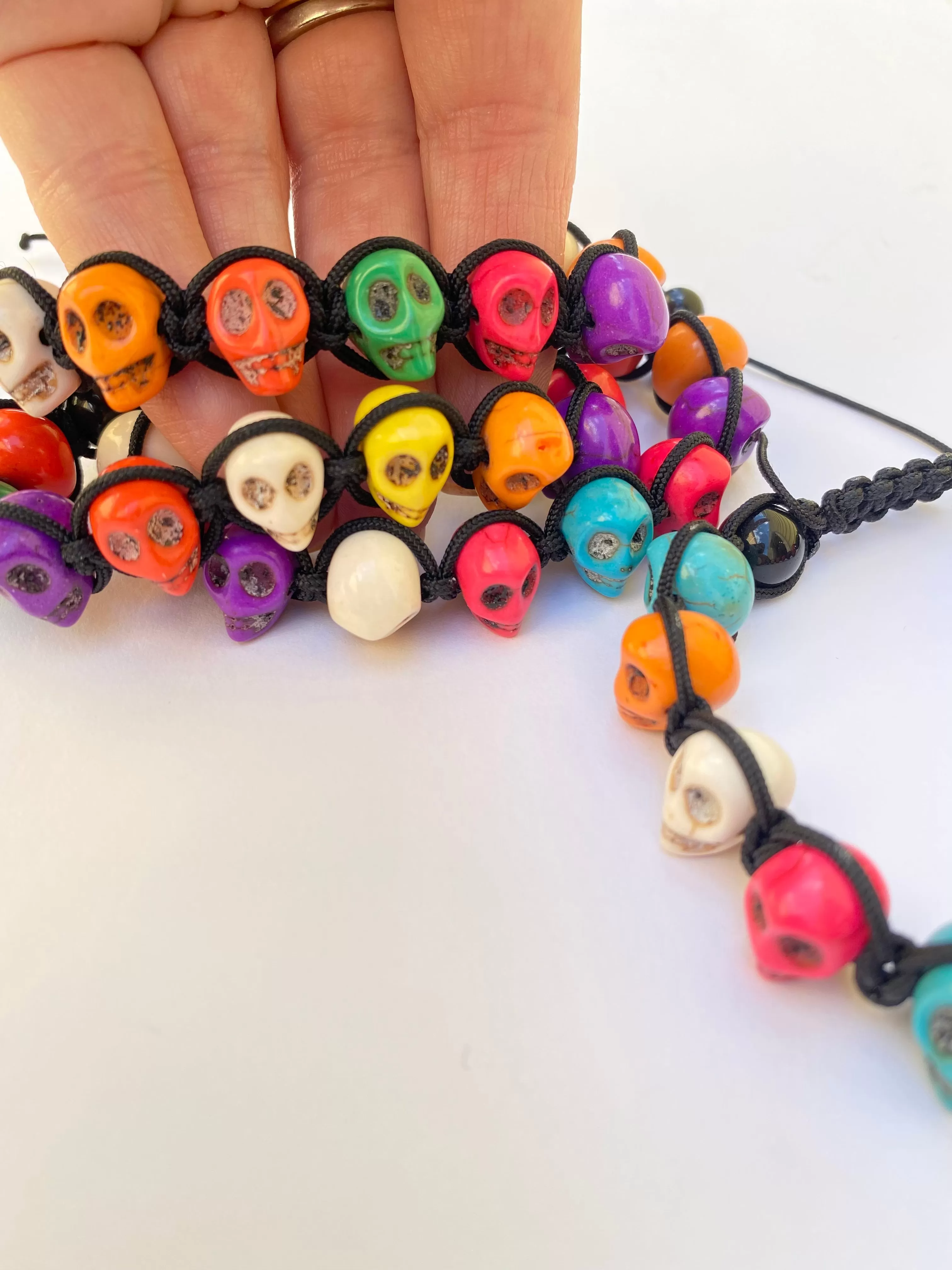 Adjustable Skull Bracelet