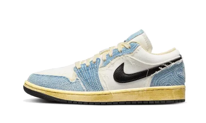 Air Jordan 1 Low SE WRMK Sashiko Denim