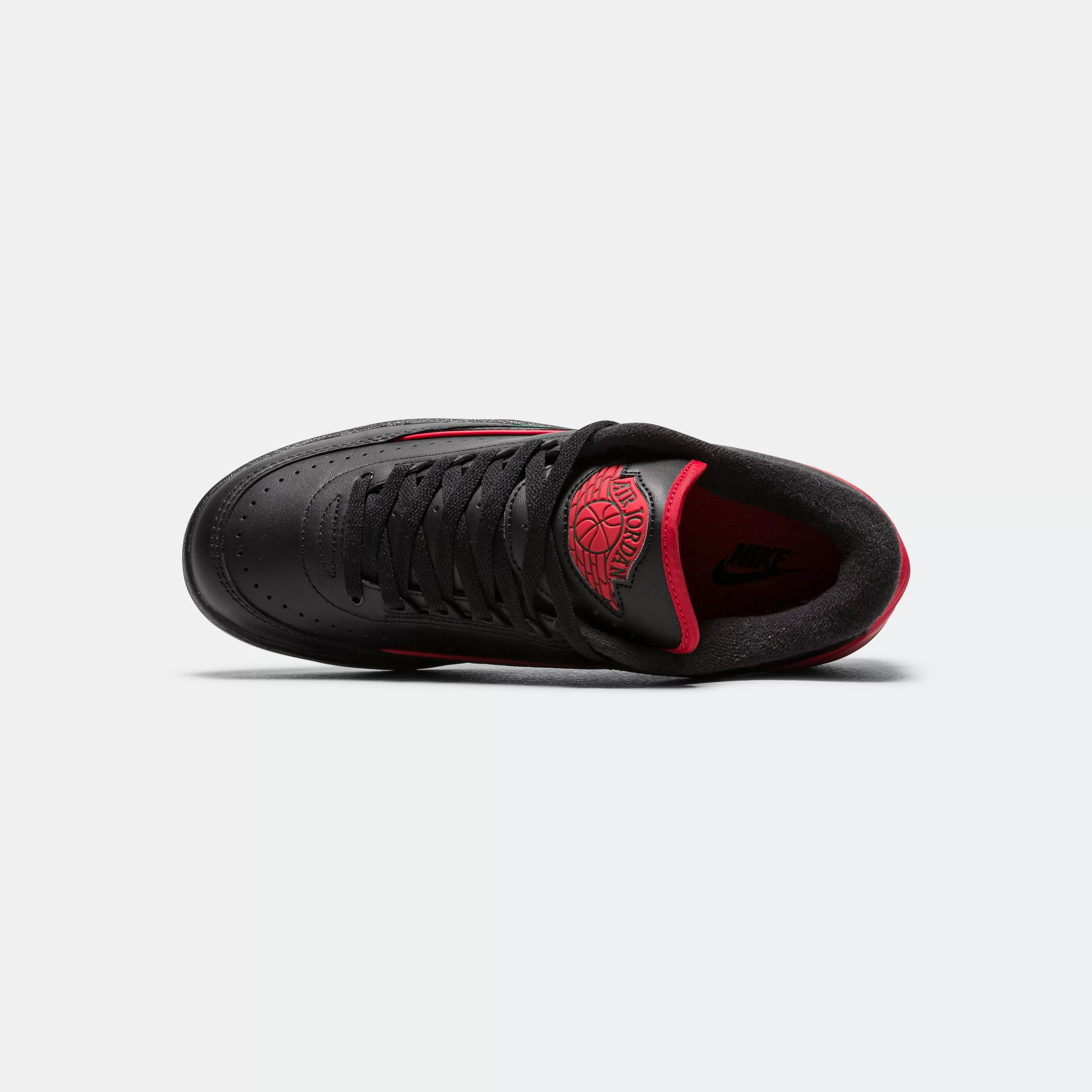 Air Jordan 2 Low 'Origins' - Black/Fire Red-Fir