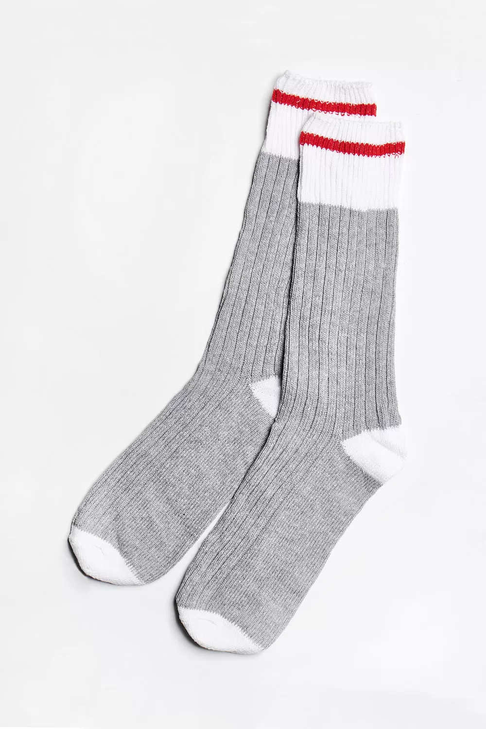 ALAMAE Striped Crew Socks