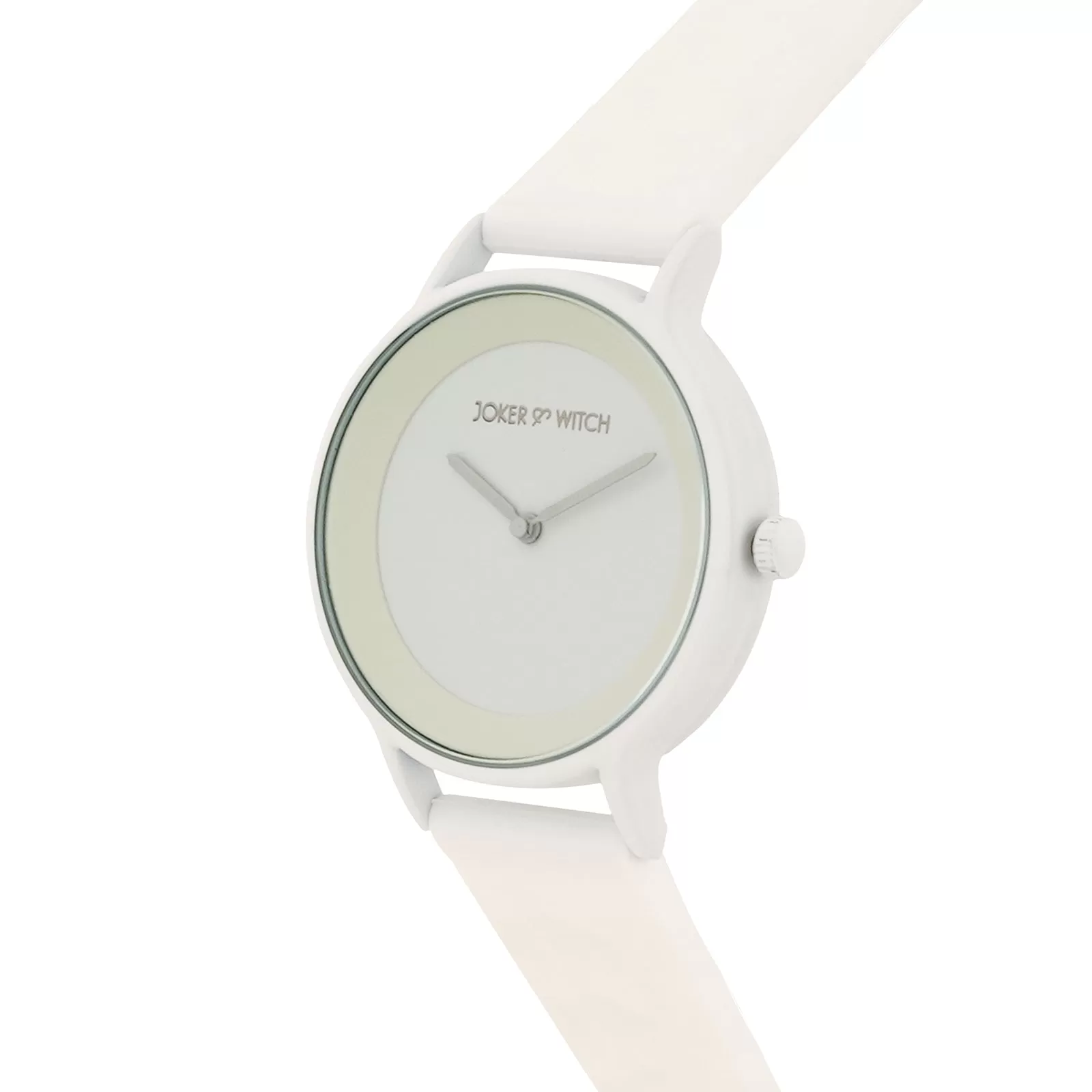 Alpine White Silicone Strap Watch