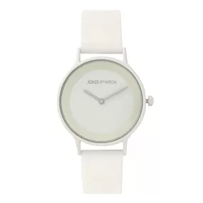 Alpine White Silicone Strap Watch