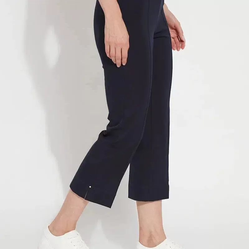 Amanda Bootcut Crop - Navy