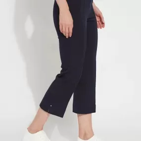 Amanda Bootcut Crop - Navy