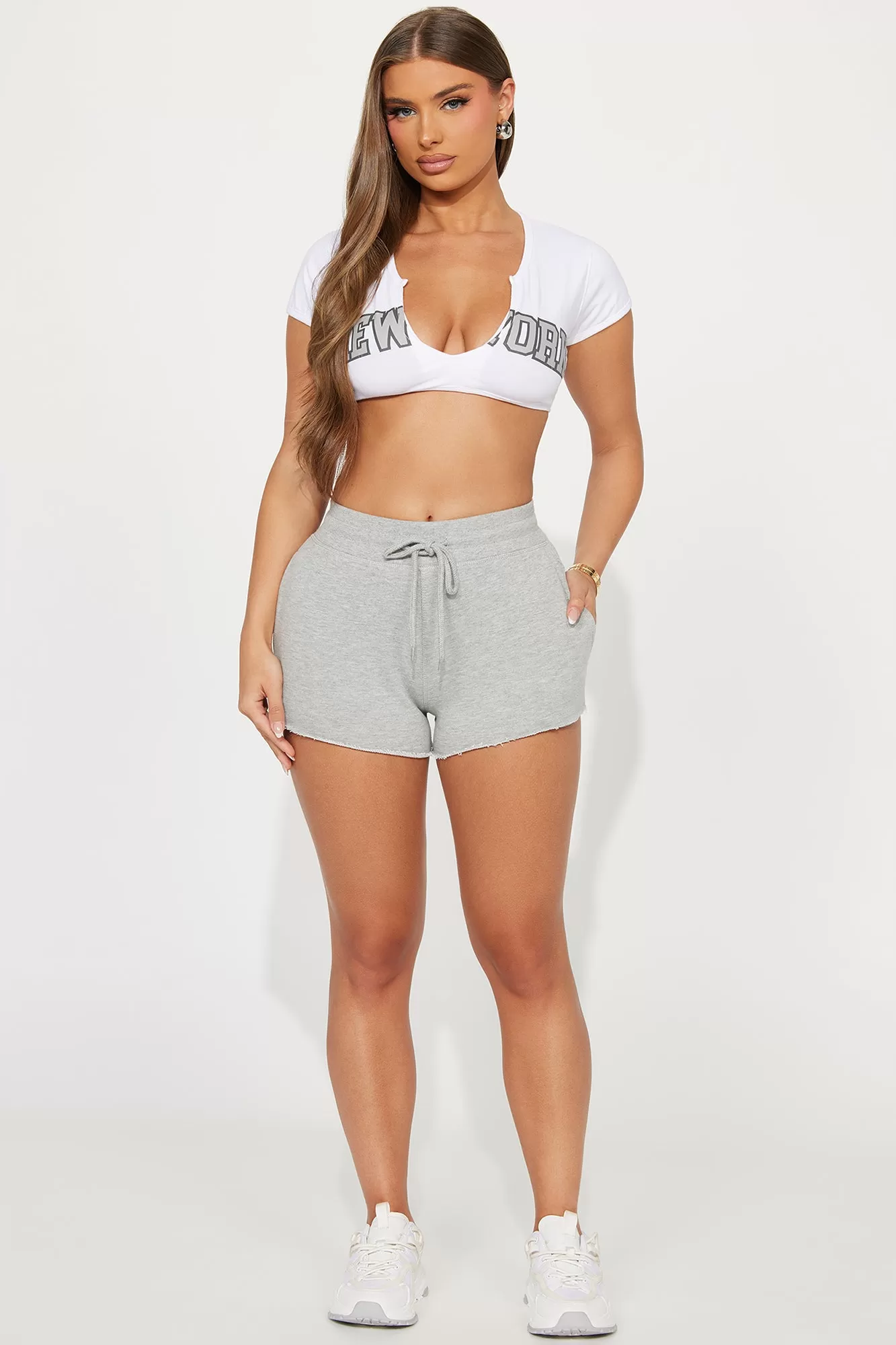 Andrea Lounge Short - Heather Grey