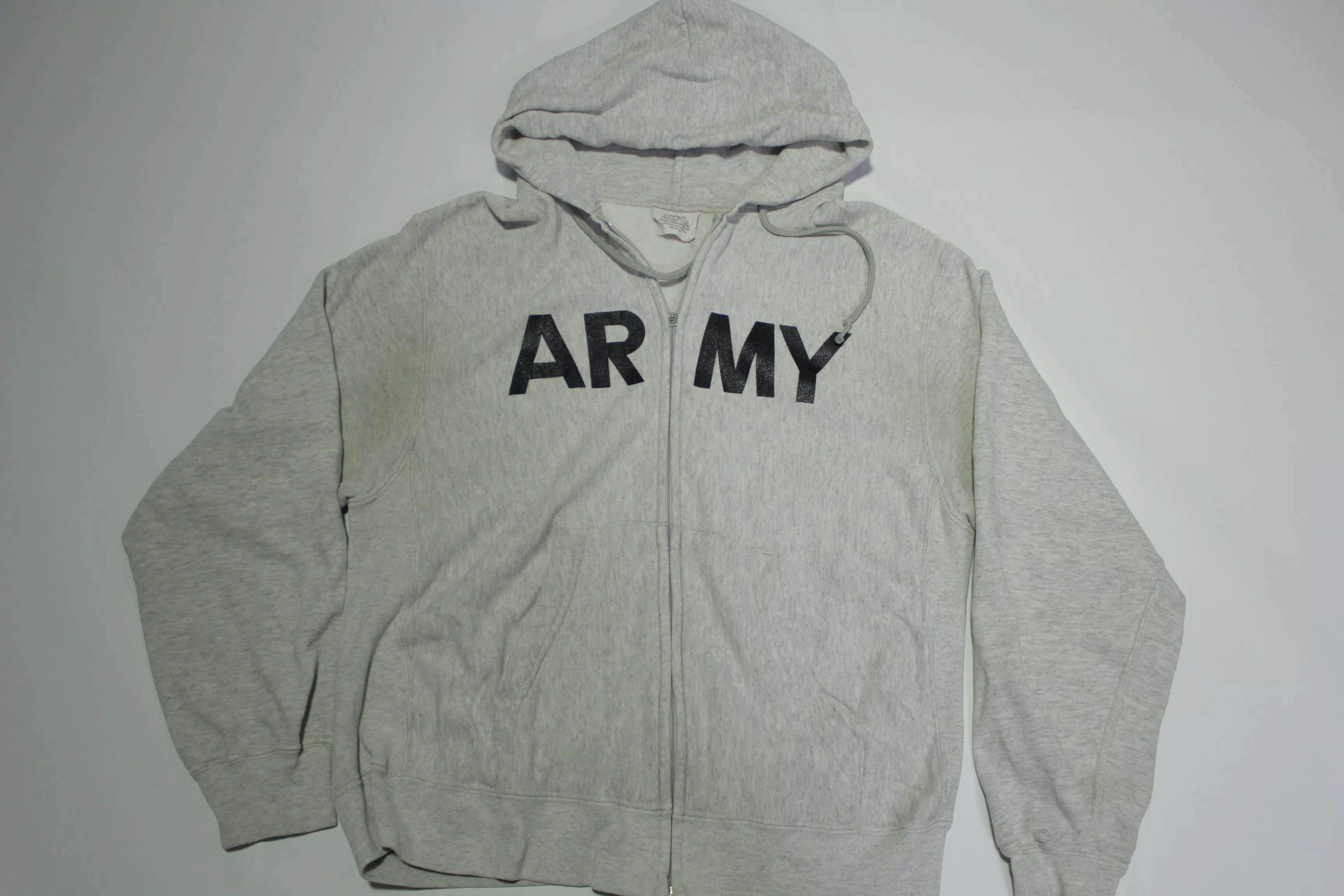 Army 1994 Physical Fitness Big Spellout Lettering Hoodie Sweatshirt