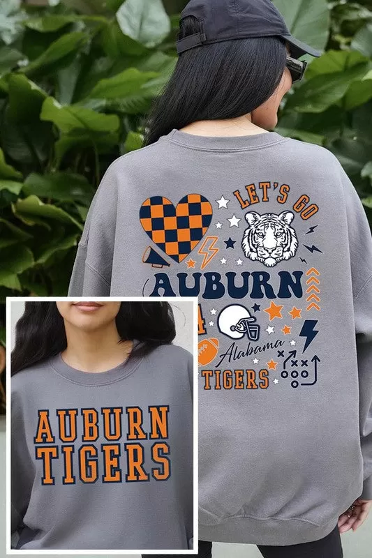 AUBURN TIGERS UNISEX FLEECE SWEATSHIRT