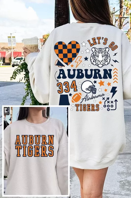 AUBURN TIGERS UNISEX FLEECE SWEATSHIRT