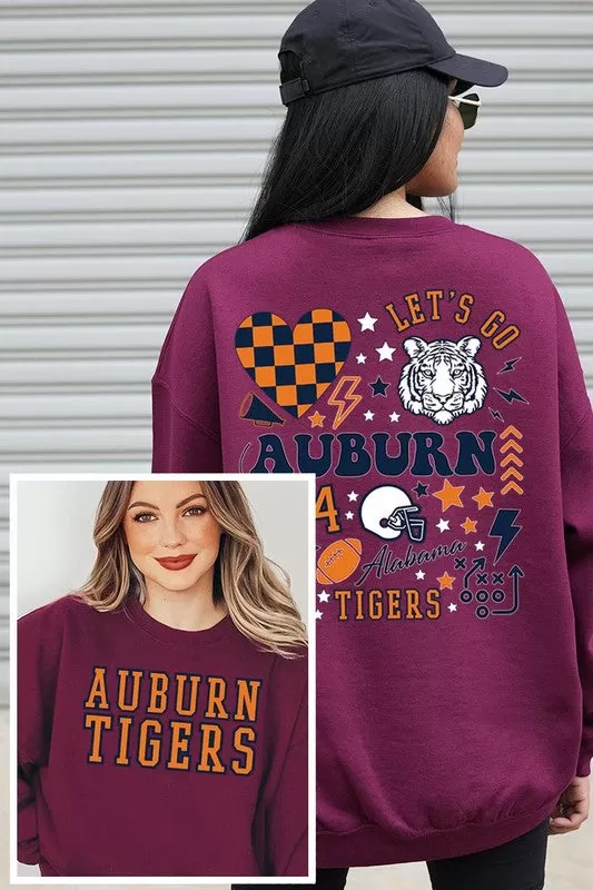 AUBURN TIGERS UNISEX FLEECE SWEATSHIRT