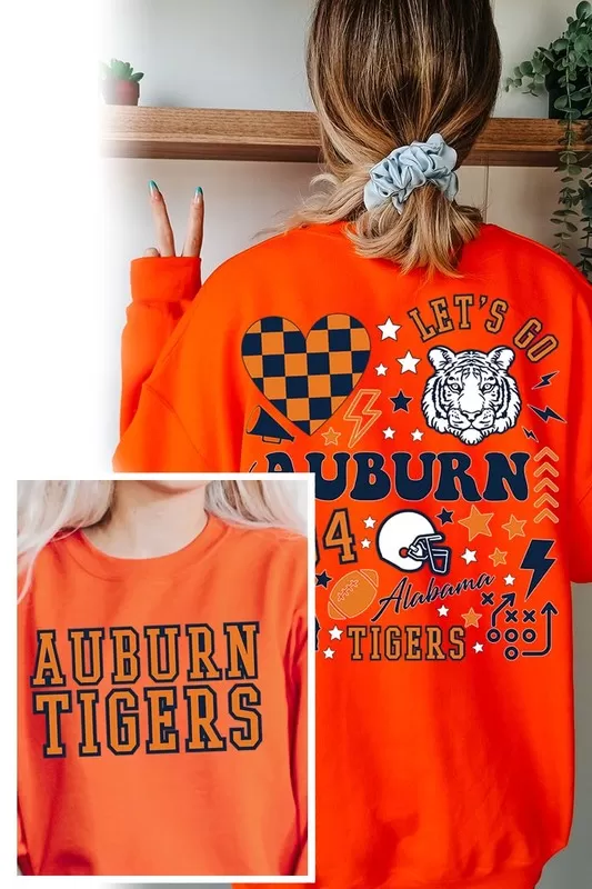 AUBURN TIGERS UNISEX FLEECE SWEATSHIRT