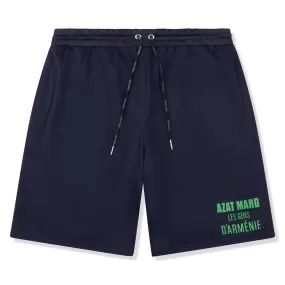 Azat Mard Les Gens Mesh Shorts Navy