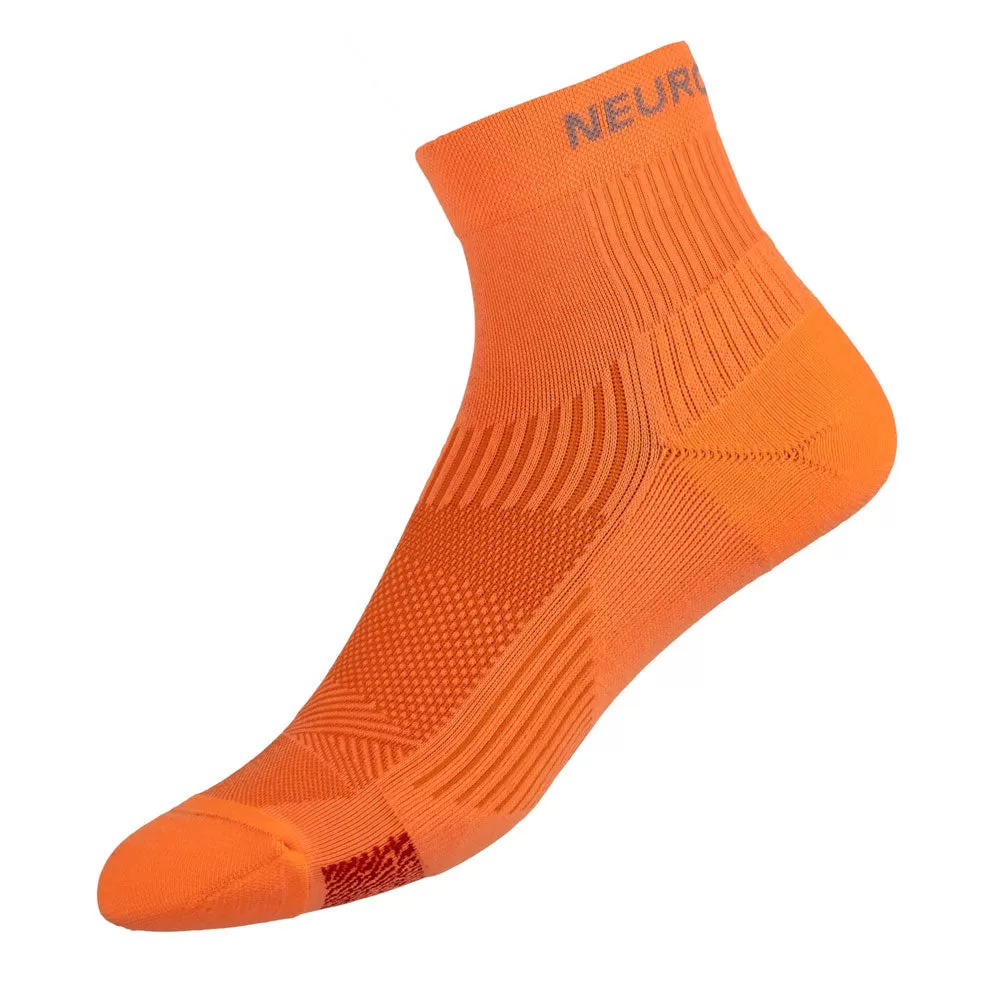 Biowin Neurosocks - Athletic Mini Crew - Neon Orange