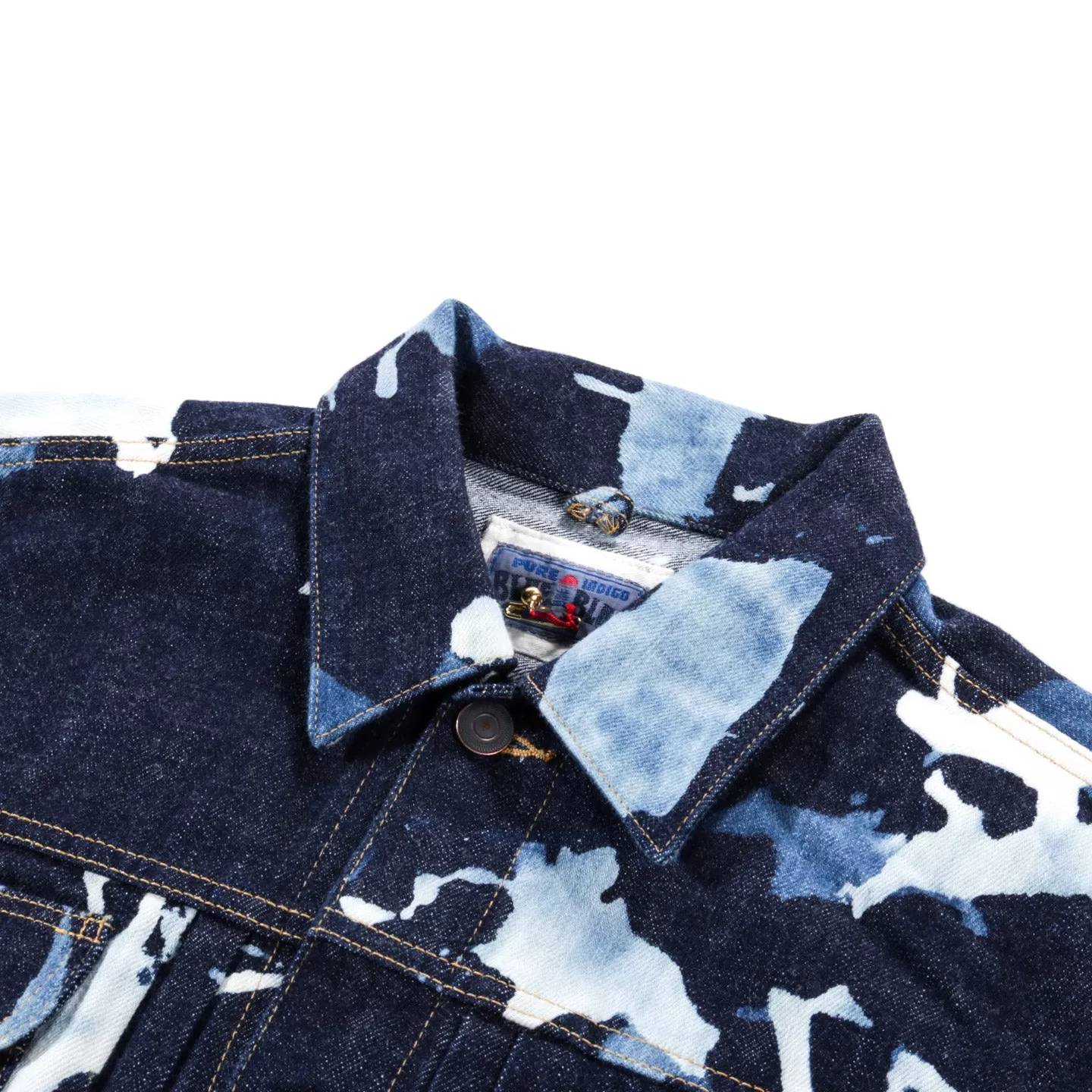 BLUE BLUE JAPAN SELVEDGE DENIM "KAGO BASSEN" JEAN JACKET