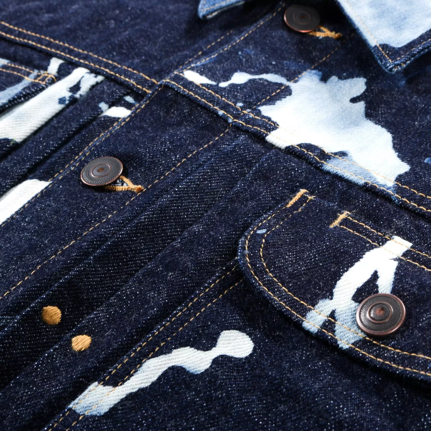 BLUE BLUE JAPAN SELVEDGE DENIM "KAGO BASSEN" JEAN JACKET