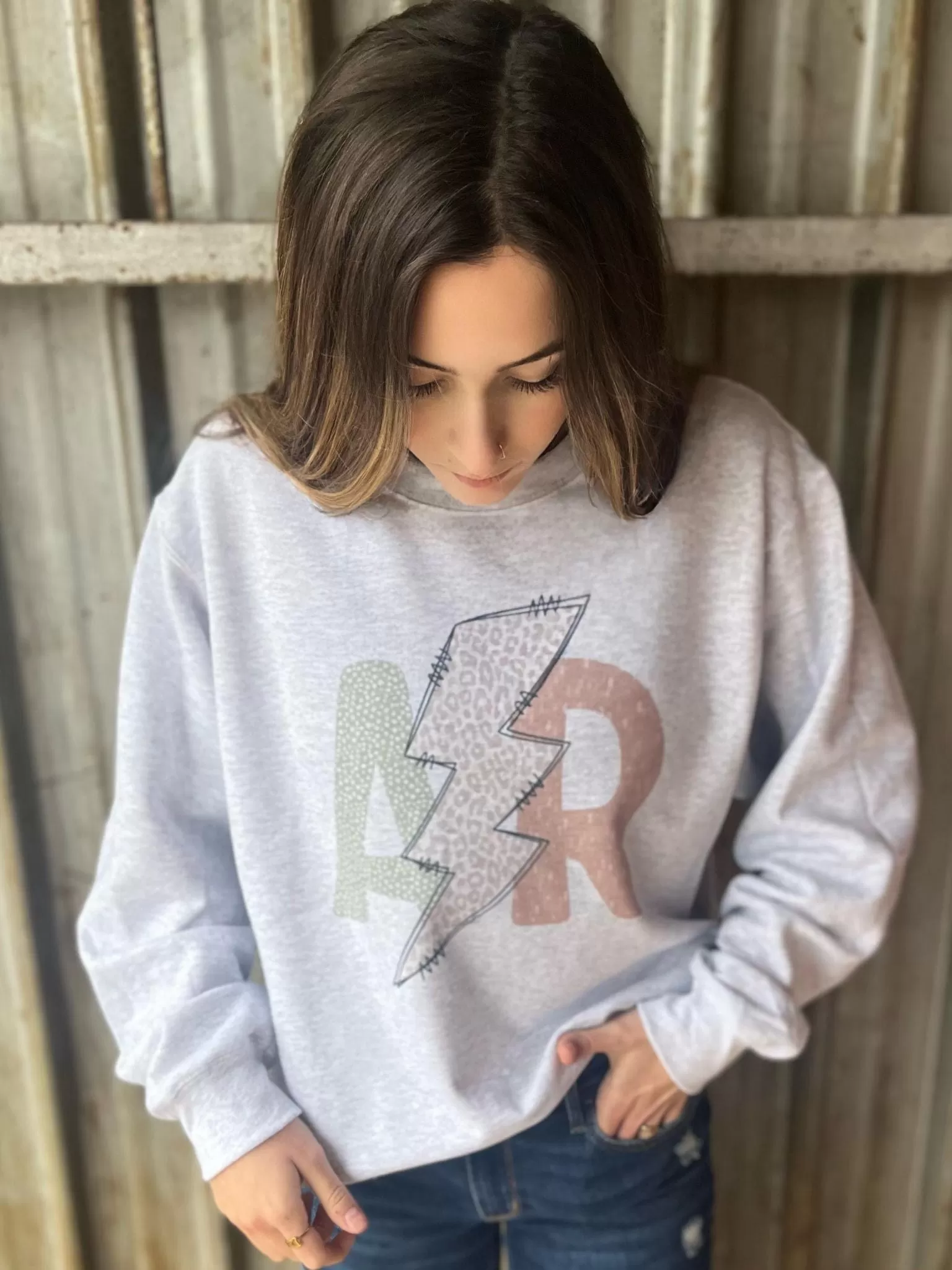 Boho Lightning State Sweatshirt