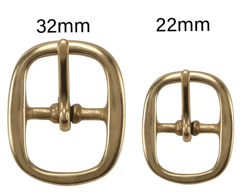 Brass Swage Buckle 32mmk