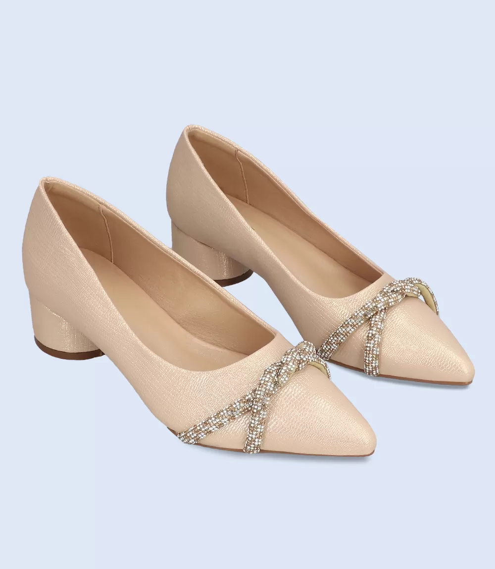 BW8627-GOLDEN-Women Casual Court Shoes