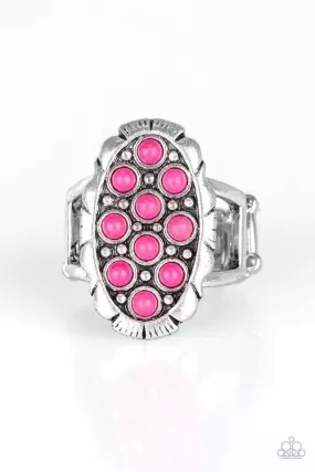 Cactus Garden Pink Ring - Paparazzi Accessories