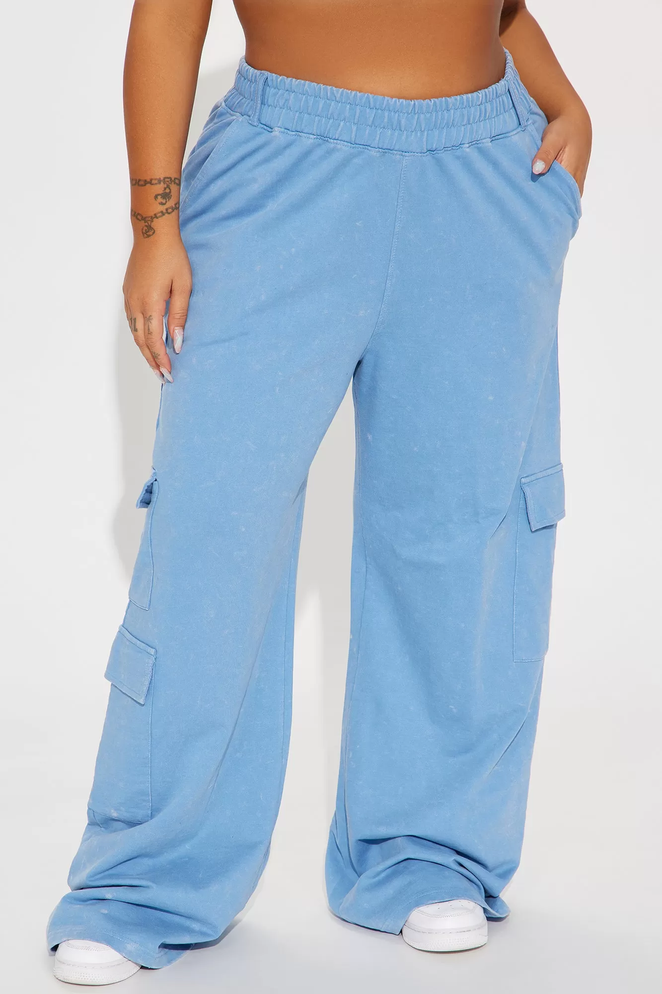 Carmen Washed Lounge Pant - Blue