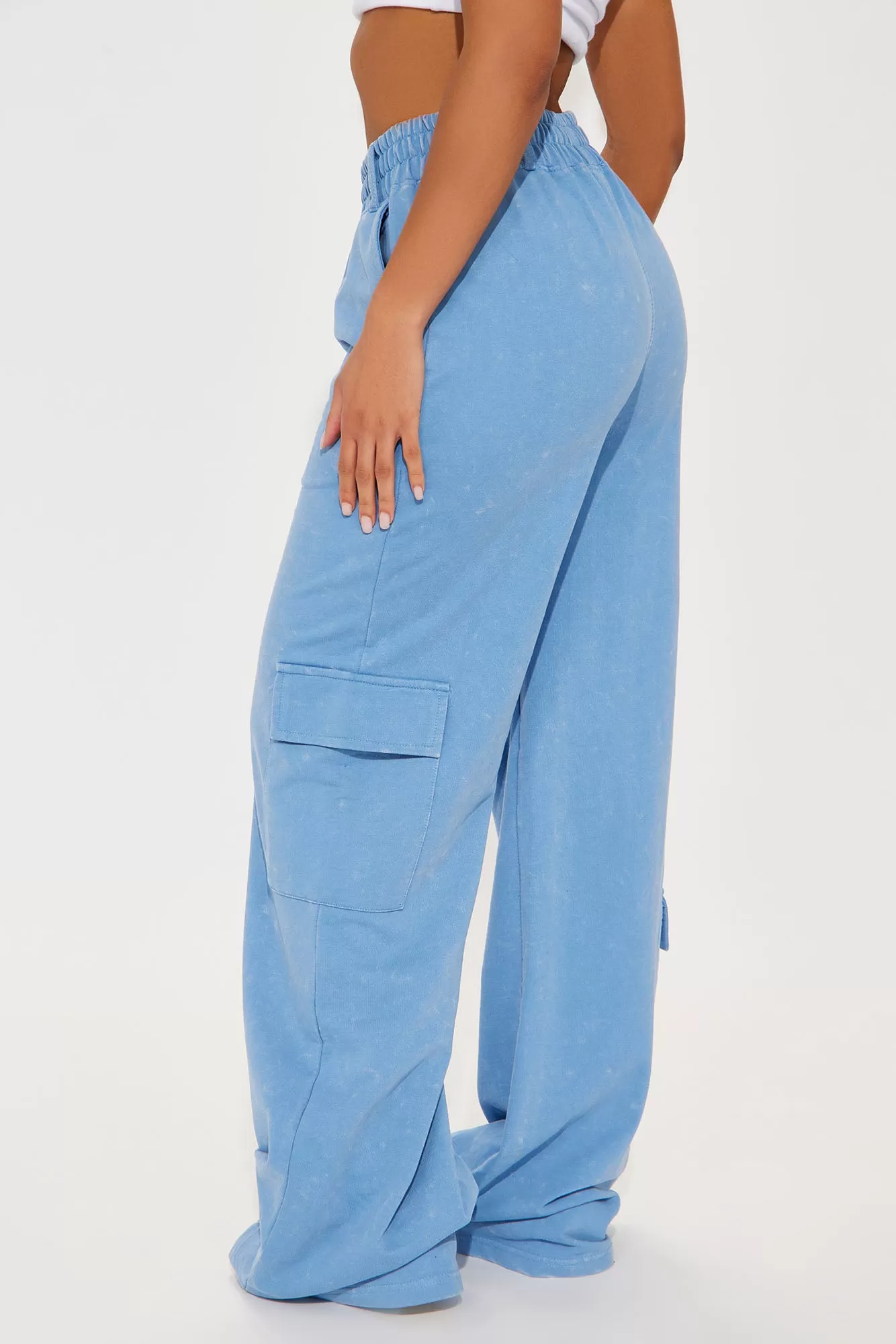 Carmen Washed Lounge Pant - Blue