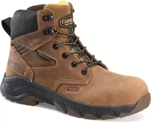 'Carolina' Men's 6" Subframe EH WP Comp Toe - Brown