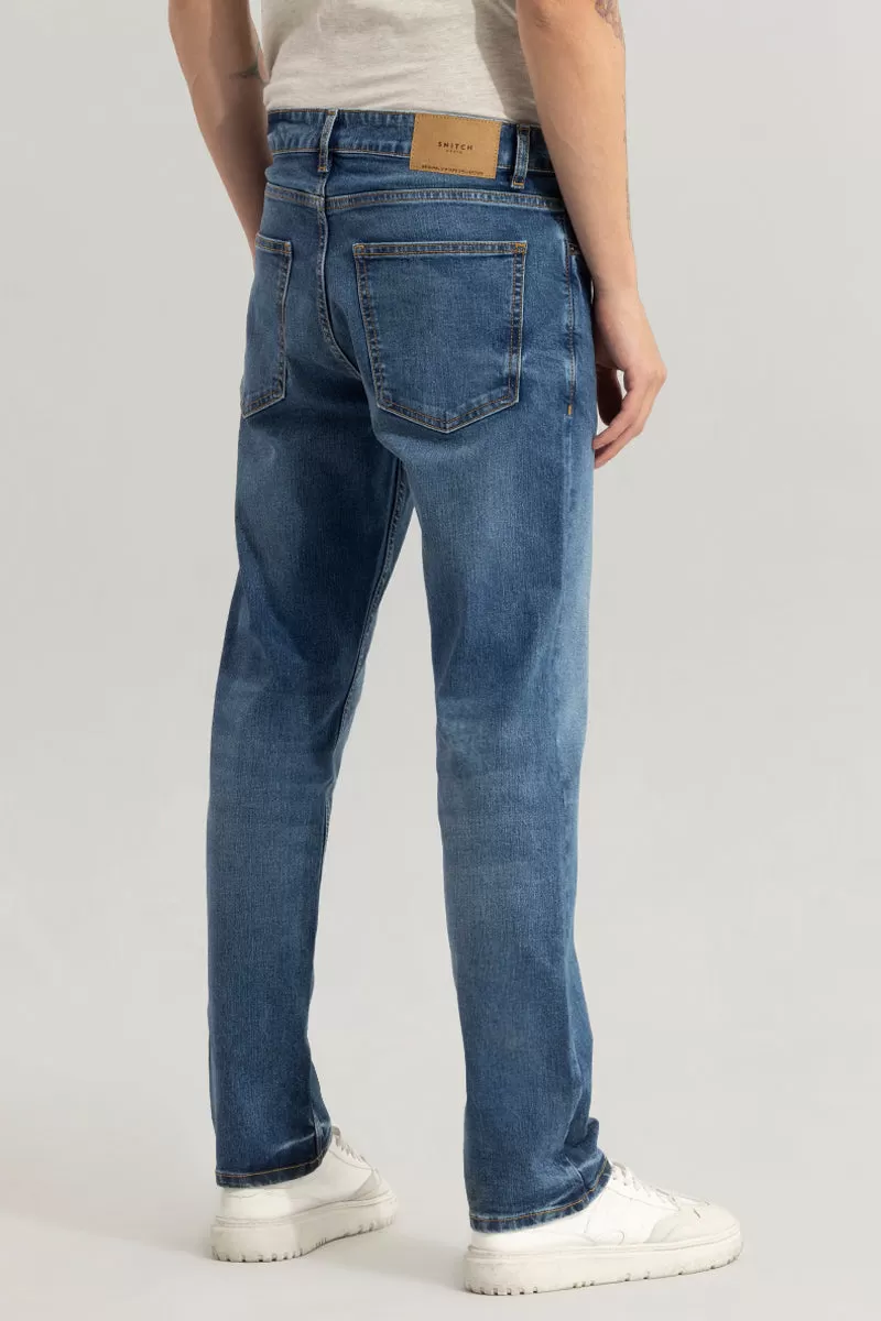 Cascade Washed Blue Comfort Fit Jeans