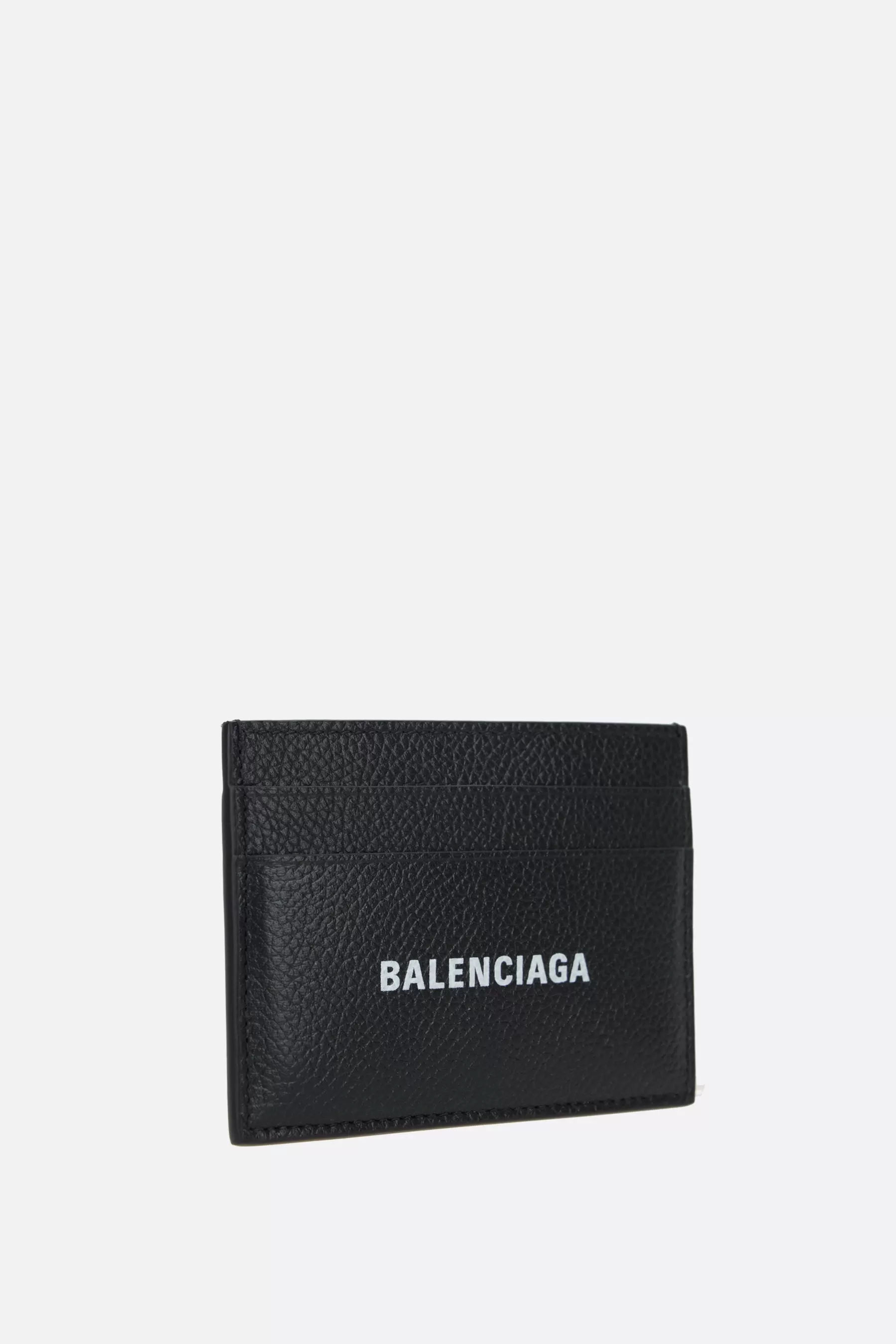 Cash grainy leather card case