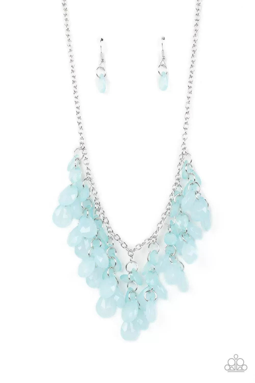 Crystal Cabaret Blue Necklace - Paparazzi Accessories