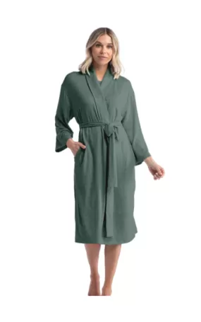 Dream Shawl Collar Robe - Dusty Green