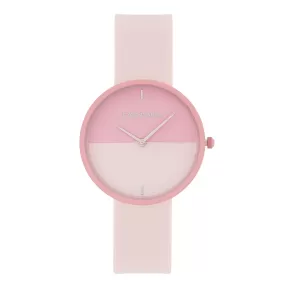 Duet Blossom Blend  Pink Silicone Strap Watch