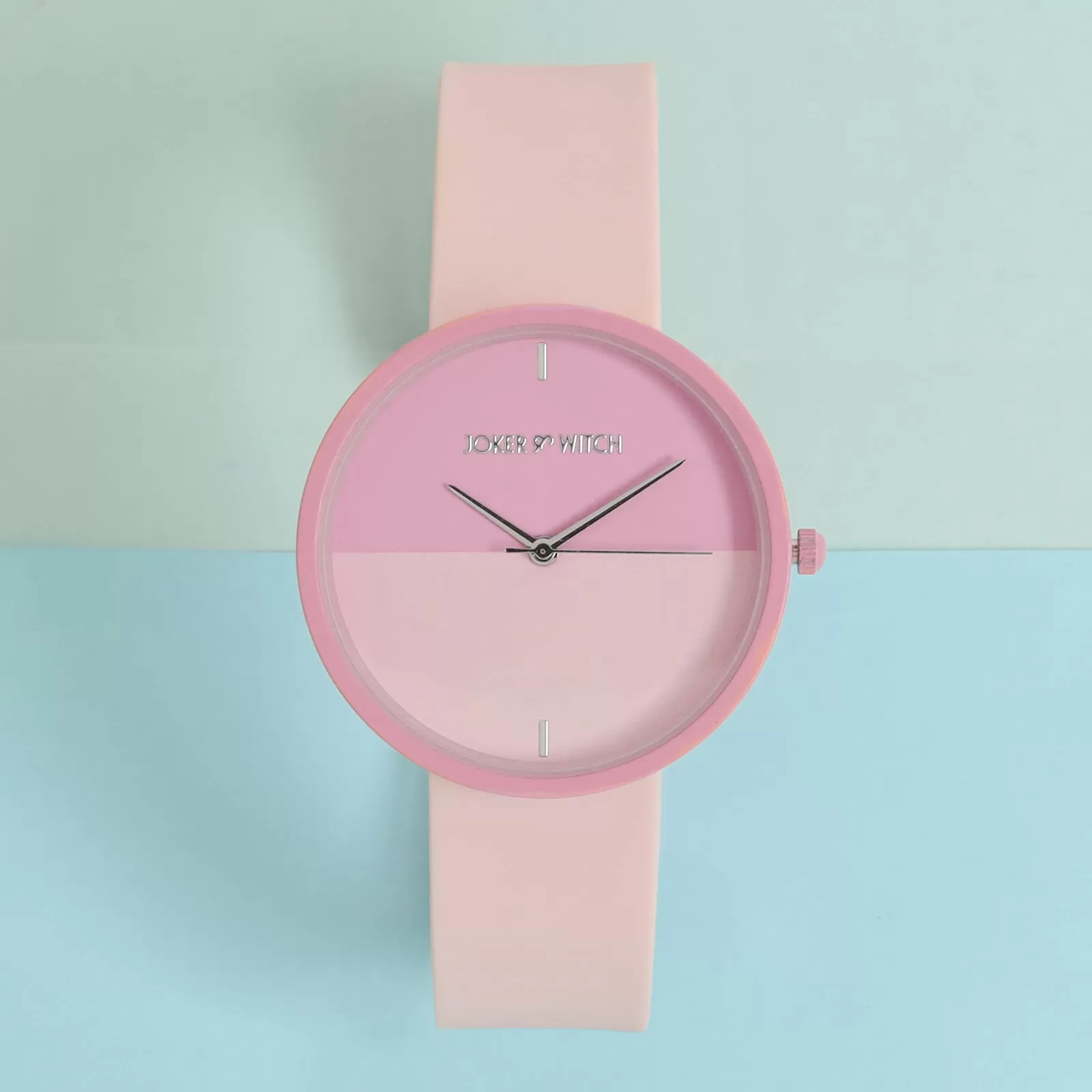 Duet Blossom Blend  Pink Silicone Strap Watch