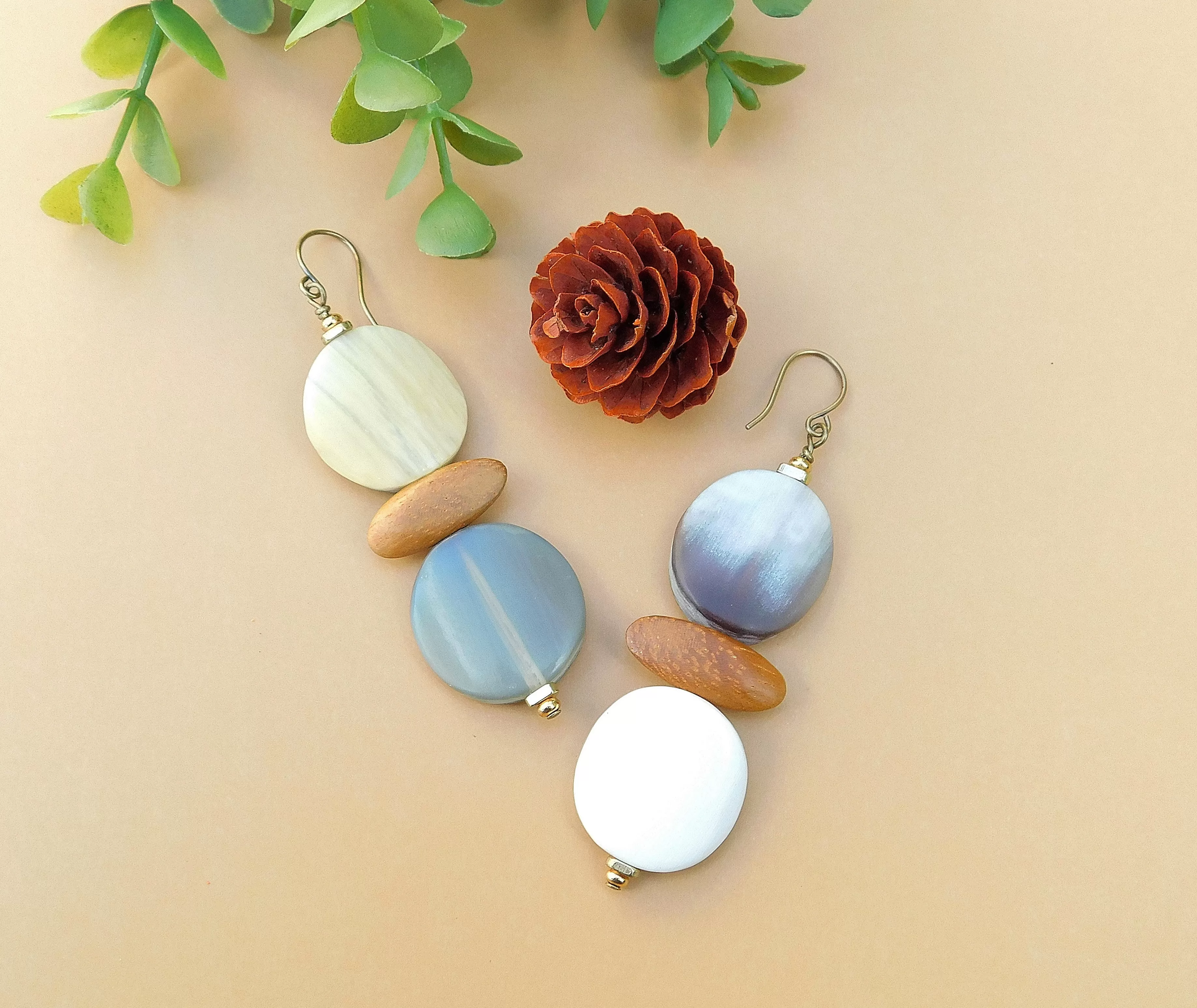 Earthy Natural Earrings