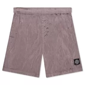 Econyl Regenerated Nylon Swim Trunks - Red Onion