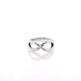 Estate Tiffany & Co Sterling Silver Polished Infinity Ring