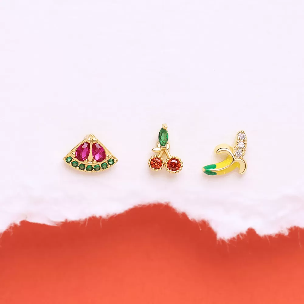 Fruit Party Stud Set