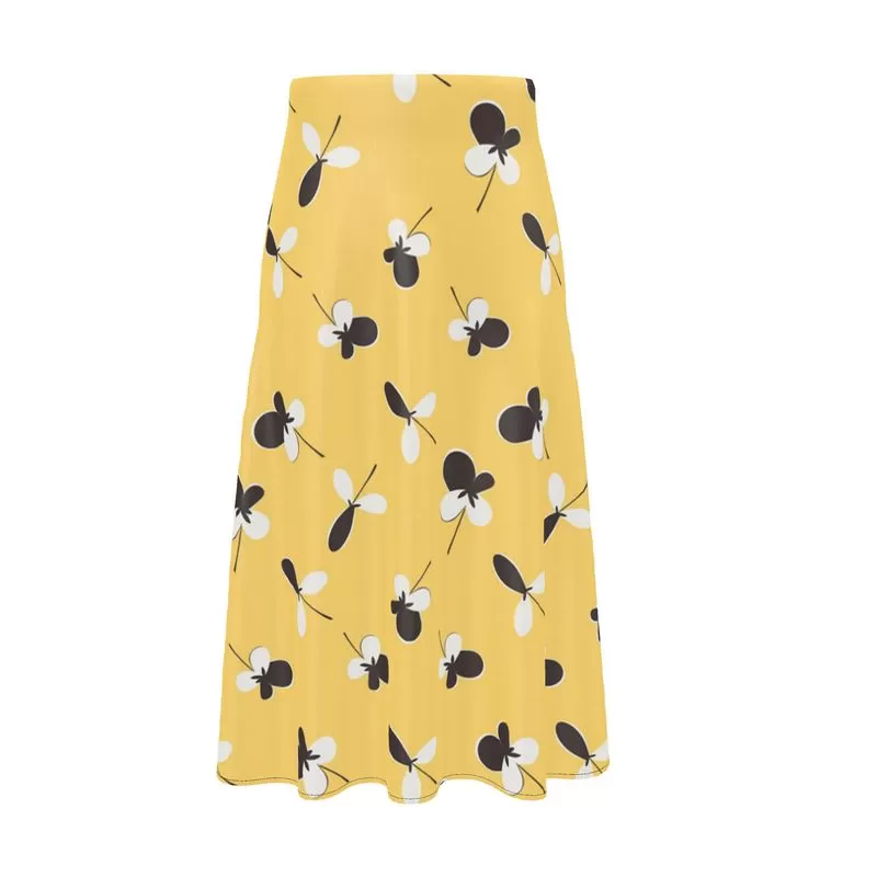 Golden Meadow Midi Skirt