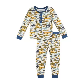 Gone Fishing Glow PJ Set