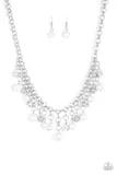 HEIR-headed - White Necklace - Paparazzi Accessories