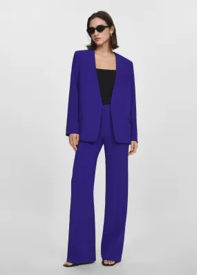 High-rise wideleg trousers