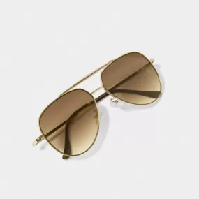 Katie Loxton Bali Sunglasses in Gold Metal