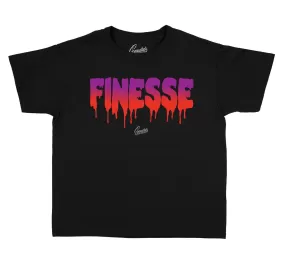 Kids Black Gloss 7 Shirt - Finesse - Black