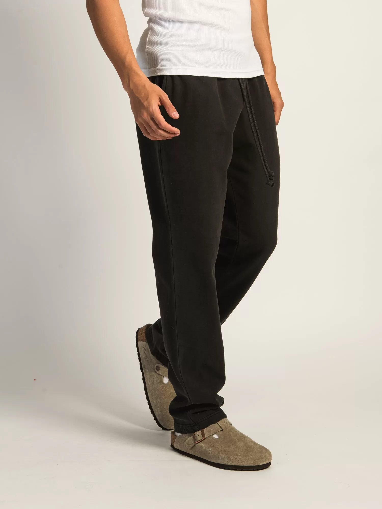 KOLBY PARKER GARMENT DYE LOUNGE PANT - BLACK