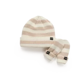 Kombi Moonstone Little One Infant Knit Hat and Mitten Set