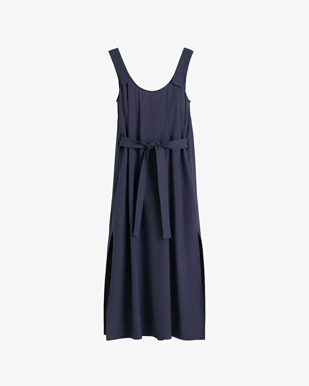 Linen Gathered Back Dress