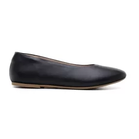 'Nelita' vegan women's flat by Ahimsa - matte black