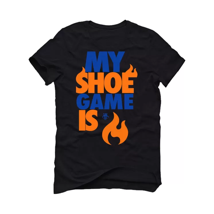 Nike Dunk Low "Knicks" | ILLCURRENCY Black T-Shirt (MY SHOE GAME)