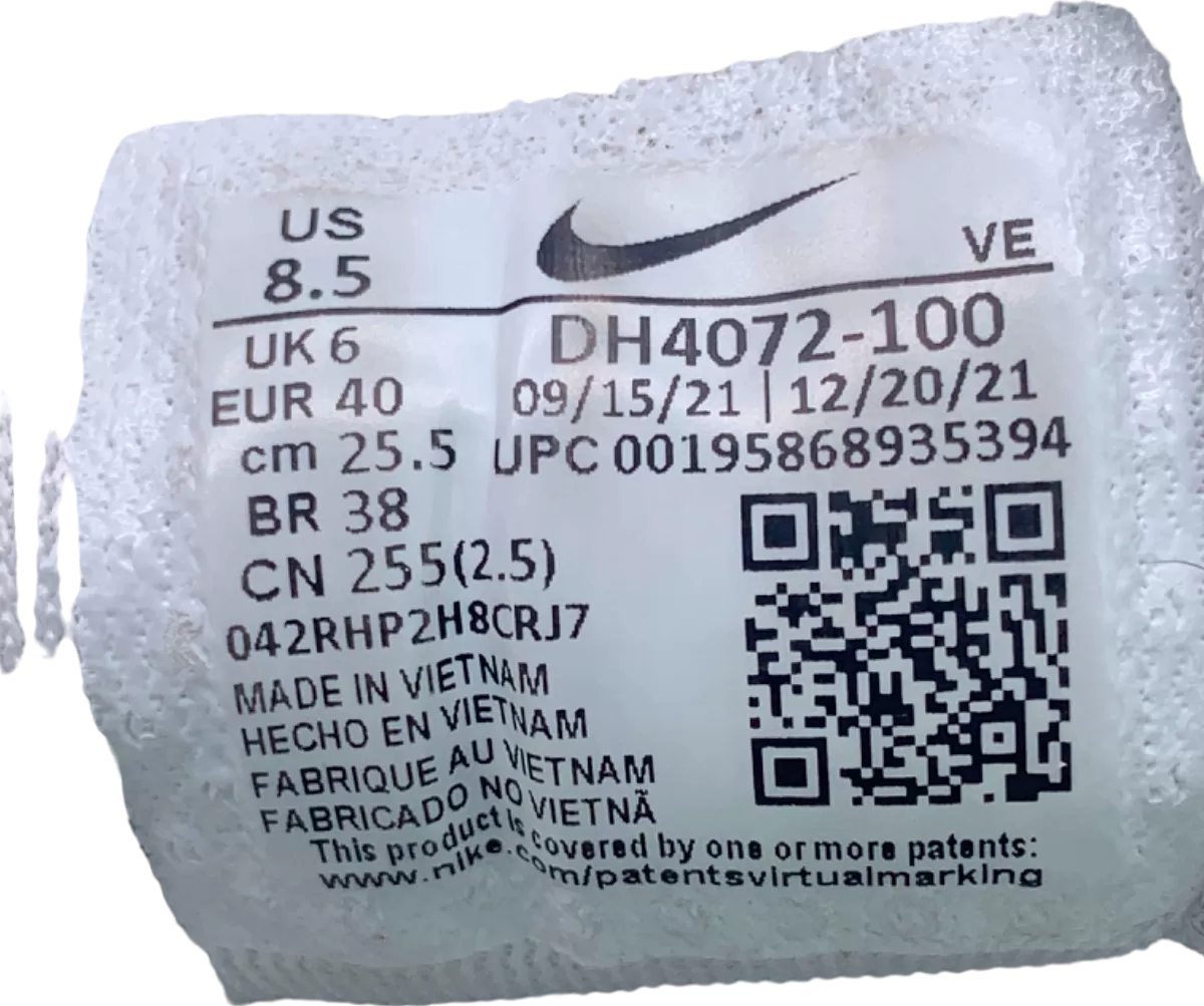 Nike White Air Zoom Pegasus 38 Running Shoes UK 6