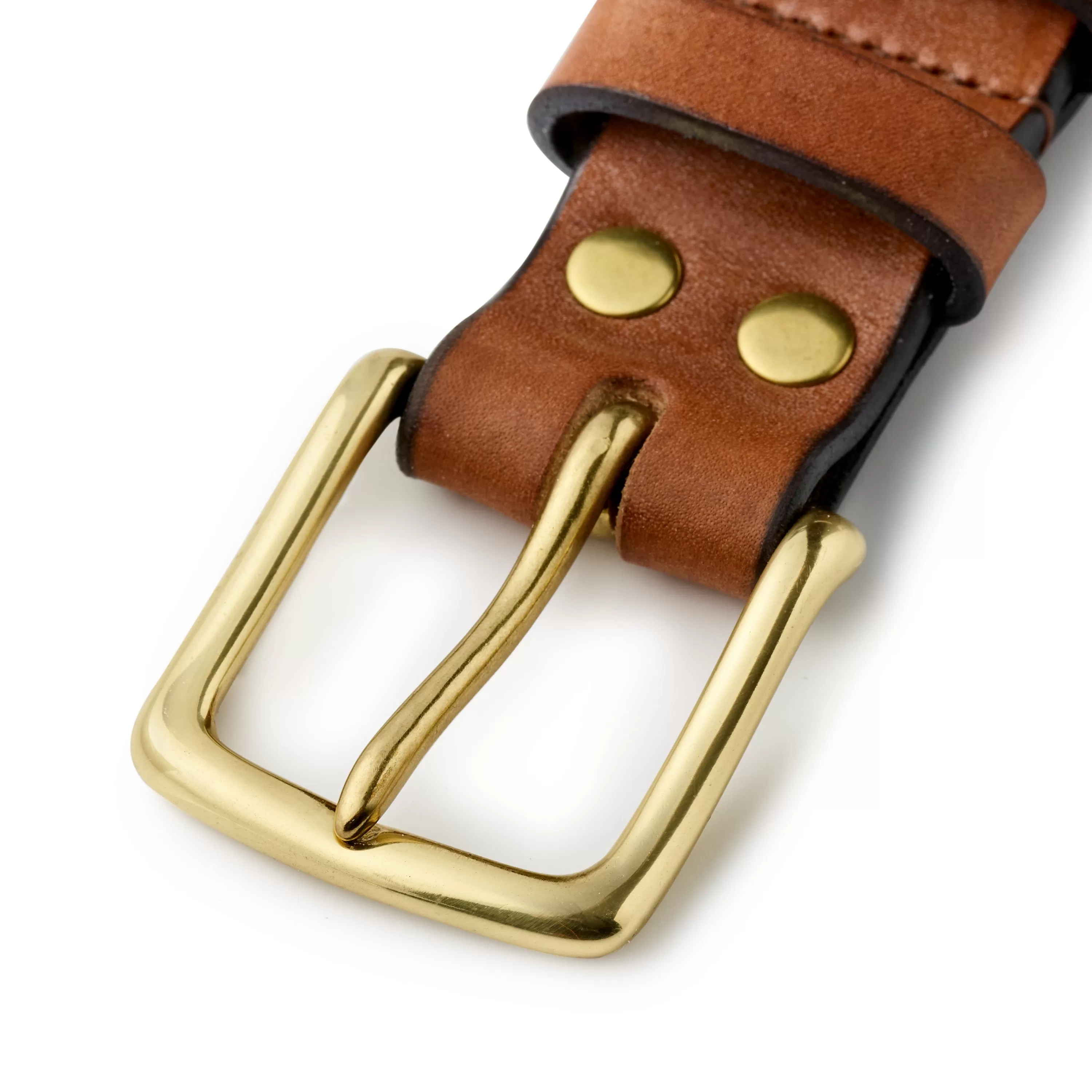 Oak Bark Tanned Leather Belt