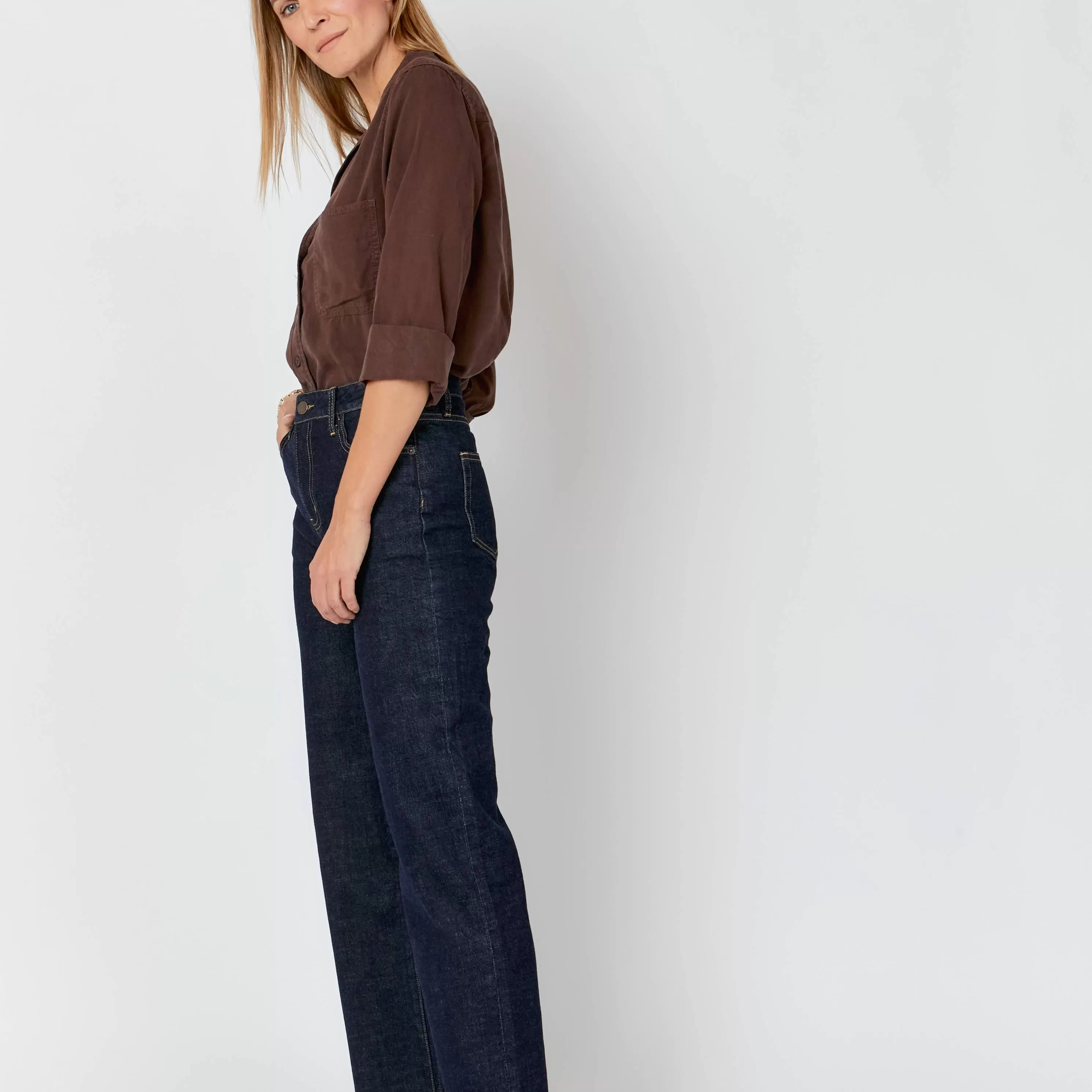 Oliver Logan - Wide Leg Jeans Aberdeen Timbers - Petite