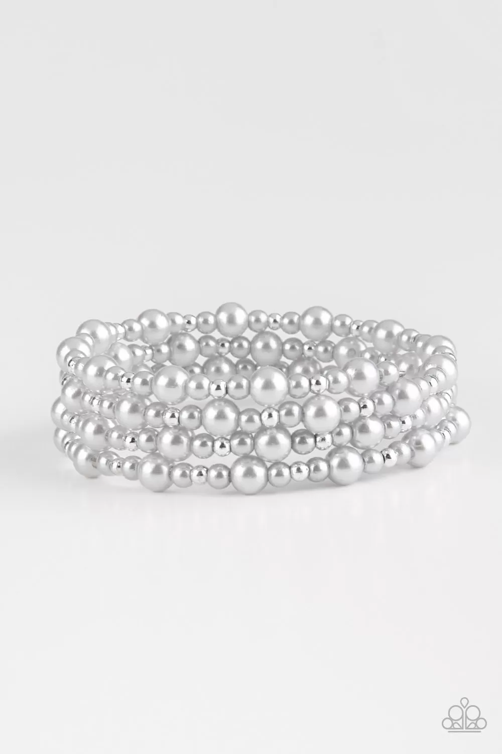 Paparazzi Accessories - Classic Confidence - Silver Bracelet